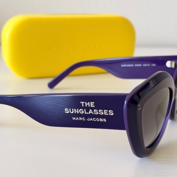 New, Marc Jacob’s Purple Sunglasses, Marc 800/S RY89O, Authentic main image 4